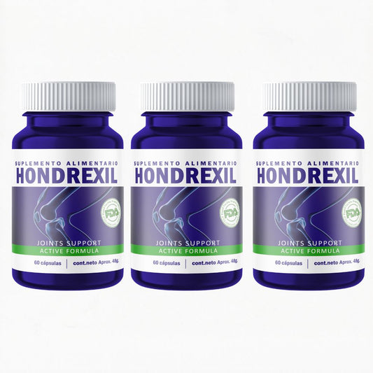 HONDREXIL 60 CÁPSULAS 1600 mg por Dosis X3
