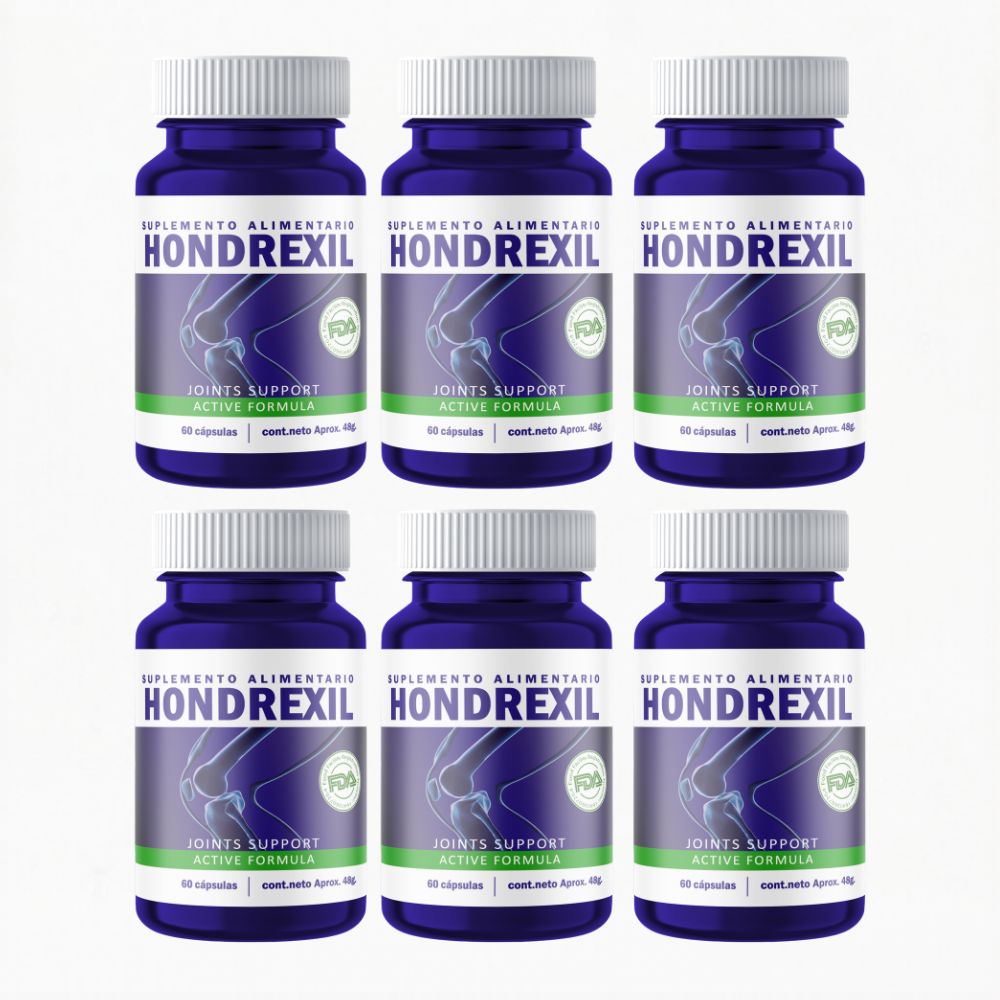 HONDREXIL 60 CÁPSULAS 1600 mg por Dosis X6
