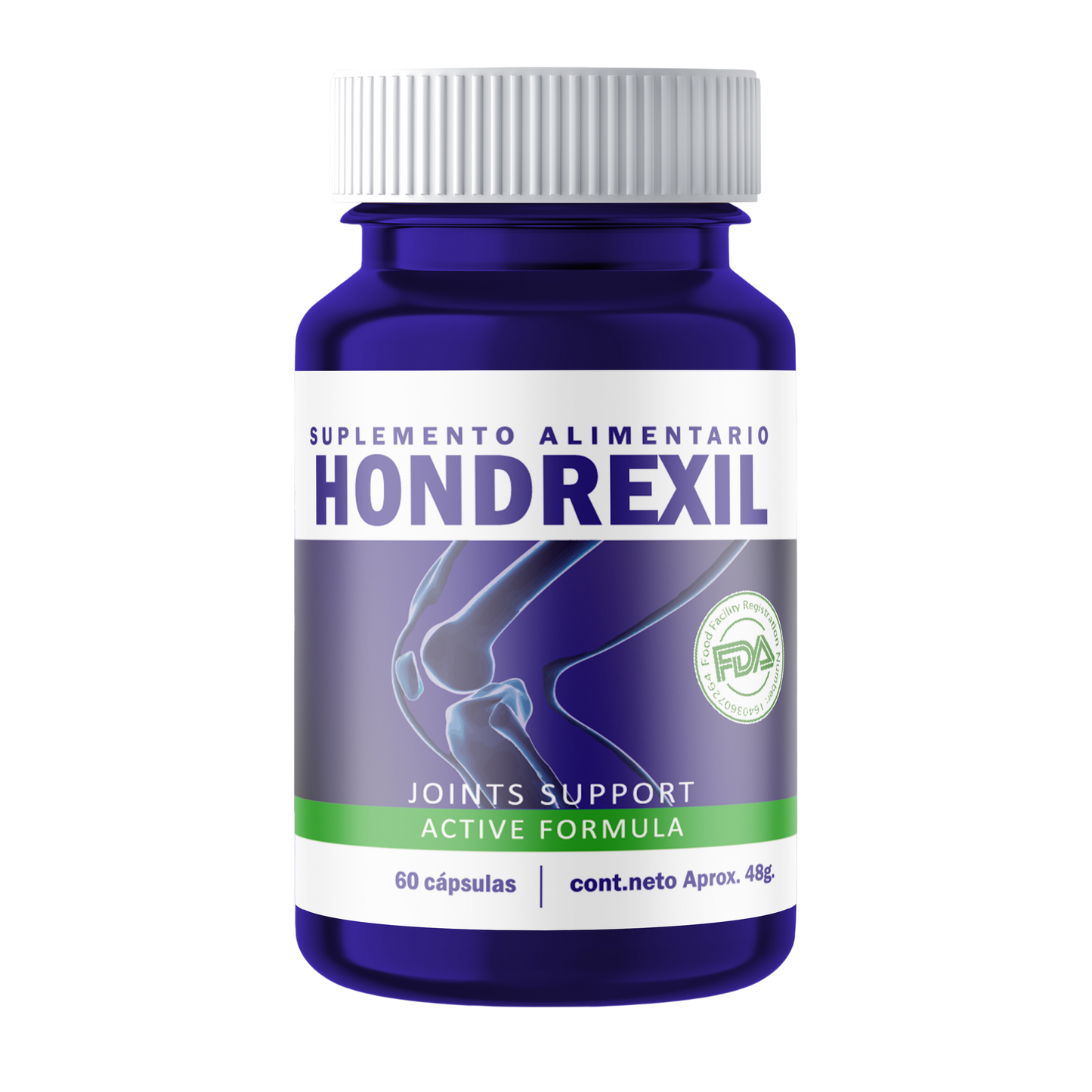 HONDREXIL 60 CÁPSULAS 1600 mg por Dosis